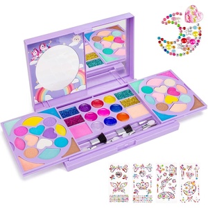 Nouvelle <span class=keywords><strong>palette</strong></span> <span class=keywords><strong>de</strong></span> <span class=keywords><strong>maquillage</strong></span> licorne avec miroir, jouets <span class=keywords><strong>de</strong></span> <span class=keywords><strong>maquillage</strong></span> pour filles, ensemble tout-en-un - Product Image 2
