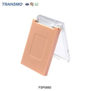 Boîte à fard à paupières vide carrée de qualité en gros, étiquette privée, conteneur en plastique pour fard à paupières, compact pour blush - Product Image 4