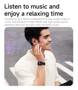 <span class=keywords><strong>Smartwatch</strong></span> Classico e Alla Moda <span class=keywords><strong>per</strong></span> <span class=keywords><strong>Sport</strong></span>, Chiamate BT, Assistente Vocale, Musica, Temperatura Corporea, Orologio Fitness - Product Image 5