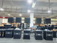Système de sonorisation professionnel à double ligne active de 8 pouces, 10 pouces et 12 pouces, facile à déplacer, performance mobile
