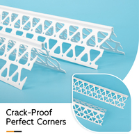 Profilé d'angle en PVC pour plâtrage et protection des murs