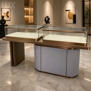 LUX Jewelry Showcase High-Security Electronic Lock Jewelry Showcase - Intelligent Display Cabinet for Luxury Boutiques - Product Image 2