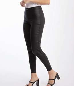 Jean en denim <span class=keywords><strong>noir</strong></span> ciré coupe skinny pour <span class=keywords><strong>femme</strong></span>, élastique dans quatre sens, en coton de haute qualité, modèle 2026, style Amérique/Mexique - Product Image 6