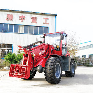 لودر خشبي محمل للعجلات الأمامية حمولة معالجة خشبية مع طن رافعة سريعة للعجلات الصغيرة Wolf - Product Image 1