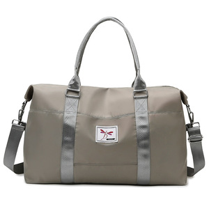Bolsa de lona Oxford ligera de alta calidad para mujer, bolsa de viaje y yoga informal con logotipo personalizado, estilo Simple - Product Image 5