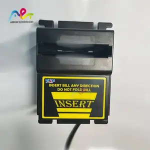 Taiwan TOP ICT Bill Acceptor With Cash Box Works Taiwan Bill Validator For Video Game Machine