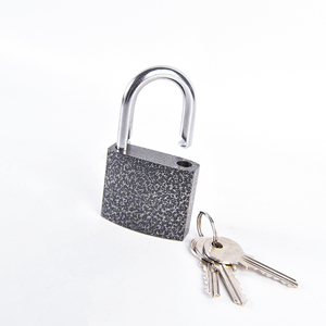 Hot bán Mini Sắt Khóa tùy chỉnh tay nghề tốt với Key mở khóa màu xám không thấm nước Chống Trộm sắt ổ khóa giá rẻ giá - Product Image 2