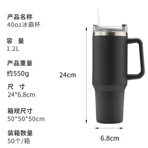 Nouvelle Arrivée 2026 – Gobelet Isotherme en Acier Inoxydable à Double Paroi de 40 oz avec Poignée et Paille, Motif Flocon de Neige, Idéal pour Fêtes de Noël – Cadeau Parfait - Product Image 3