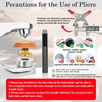 Kit de pinces à œillets et poinçons en acier inoxydable 1/4 pouce, 800 œillets métalliques, presse manuelle, étui souple, artisanat du cuir, 803 pièces