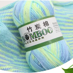 Hot Sale 50g Crafts 3ply Mixed Job Knitting Wool Yarn Hand Crochet Soft  Milk Cotton Yarn Baby Super Soft Wool Yarn
