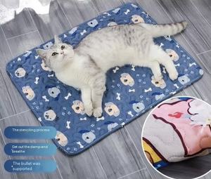 Tüm mevsim lüks Pet köpek yatak rahat uyku pedi yavru ve kediler için katı desen - Product Image 6