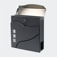 Volka — boîte à lettres pour appartement, boîte à lettres en acier inoxydable extérieur