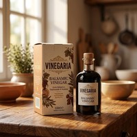 Boîte cadeau personnalisée en carton ivoire avec dorure à chaud pour emballage de bouteille en verre d'assaisonnement ou de vinaigre, carton rigide avec insert en papier