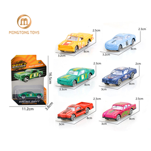 Venta al por mayor de aleación 1:64 Mini ruedas de Metal 6 diferentes estilos de vehículos surtidos modelo de diseño personalizado blister individual coches fundidos a presión - Product Image 1