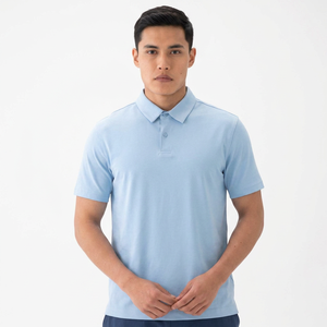 เสื้อโปโลสำหรับผู้ชายเสื้อคอตตอนคุณภาพสูงปักโลโก้เสื้อผ้าลำลองสไตล์สตรีทคุณภาพขนาดใหญ่สำหรับโปโล - Product Image 1
