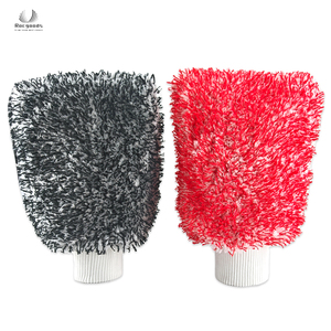 Gant de lavage de voiture en microfibre, résistant aux rayures, en fibres douces, haute absorption, lavable en machine, antidérapant - Product Image 1