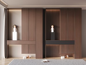 Best Selling Mid-century Style Mud Cabinet Storage Cabinet for Entry Customized High-end Wardrobe Design MDF <strong>Closet</strong> - Product Image 2