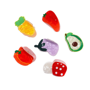 Fermacapelli a forma di artiglio della serie Vegetale da 8 cm, accessori per capelli per donne e ragazze - Product Image 1