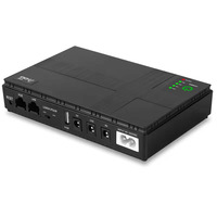 KLEAD C3K UPS Interactivo Portátil de 3000VA, Mini Batería de Respaldo de 18W CC para Router, Módem, Cámara IP, Salida POE, Protección Contra Cortes de Energía