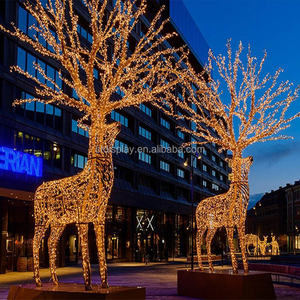 Grande sculpture lumineuse <span class=keywords><strong>de</strong></span> renne LED extérieure illuminée en 3D décoration <span class=keywords><strong>de</strong></span> cerf <span class=keywords><strong>de</strong></span> <span class=keywords><strong>Noël</strong></span> éclairage <span class=keywords><strong>de</strong></span> vacances commercial <span class=keywords><strong>pour</strong></span> parc <span class=keywords><strong>de</strong></span> centre commercial - Product Image 5