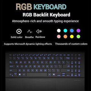 โน้ตบุ๊ค <span class=keywords><strong>Vivobook</strong></span> Pro15 Core <span class=keywords><strong>i7</strong></span> Ultra7 หน้าจอ OLED 2.8K 120Hz แรม 32GB DDR5 SSD 1TB Intel 12 11 สำหรับธุรกิจ พกพาสะดวก - Product Image 2