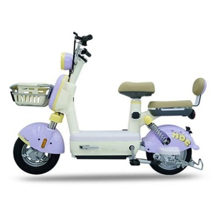 Vélo électrique pour femmes 48V 14 pouces, scooter électrique intelligent numérique à 3 vitesses pour adultes, double roues en acier, pneus larges, vélo électrique de ville - Product Image 3