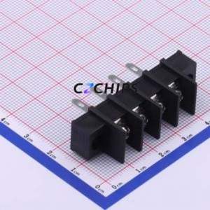KF25HM-7.62-4P Barrier Terminal Block Through hole Component (THT),P=7.62mm Connector Two Sides 7.62mm 1x4P Straight Pin - Product Image 1