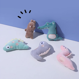 Sevimli Karikatür Modern Çevre Dostu Peluş Dayanıklı Kedi Oyuncağı, Kediler İçin Kedi Nanesi Dolu, Kaygı Giderici ve Sıkıntı Kesici - Product Image 2