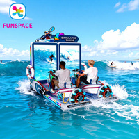 Équipement de parc d'attractions, jeu vidéo d'arcade de kayak numérique pour deux joueurs, simulateur de mouvement d'aviron