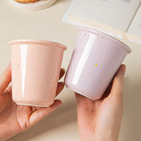Tasse nordique de 280 ml, tasse à thé sans poignée, tasse à café, mini tasse en céramique pour thé, lait, eau