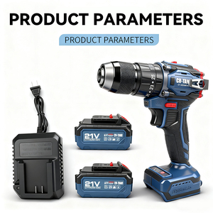 21V không dây điện tác động khoan Hot Bán biến tốc độ không chổi than Screwdriver công cụ điện khoan với OEM hỗ trợ - Product Image 4