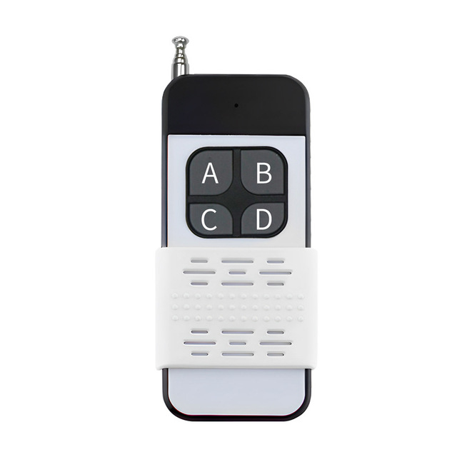 TOPPOINT 433MHz Long Distance 1-4 Button Medium Power 1000m Remote Control Fixed Code Learning Type 1527 Power Remote Control