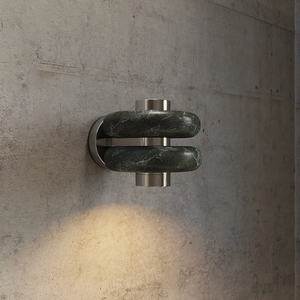 <span class=keywords><strong>Applique</strong></span> da Parete LED Moderna di Lusso in Marmo <span class=keywords><strong>Verde</strong></span>, Luce Bianca Calda 3000K, Garanzia di 3 Anni, Illuminazione di Design per Corridoi, Ingressi e Camere da Letto - Product Image 2