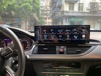 Pemutar Multimedia mobil Android, 8 + 256GB resolusi 14.9*2560 720 inci untuk Audi A6L 2012-2018 navigasi Carplay