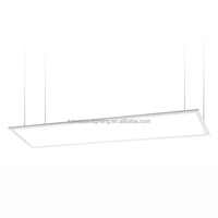120x30cm pendentif émettant vers le bas Led couleur changeante panneau de plafond lumière rectangulaire en aluminium 3000-6000K Dimmable Led lampes suspendues