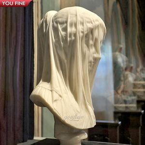 <span class=keywords><strong>Buste</strong></span> <span class=keywords><strong>en</strong></span> <span class=keywords><strong>marbre</strong></span> classique à <span class=keywords><strong>prix</strong></span> d'usine avec une fille <span class=keywords><strong>en</strong></span> voile <span class=keywords><strong>en</strong></span> vente - Product Image 2