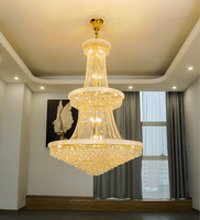 Plafonnier led suspendu à 3 couches pour restaurant, hall d'hôtel