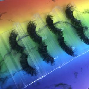 Spike Lashes Vendeur de faux cils vaporeux en faux vison fait à la main 25mm <span class=keywords><strong>Manga</strong></span> Vendeur de cils à bande complète - Product Image 6