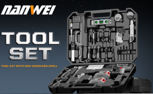 Nanwei mô hình mới, bộ công cụ thủ công và điện, bộ 110 mảnh - Product Image 2