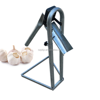 Machine à couper les racines d'ail concave manuelle portable populaire, petite, pour un usage domestique, machine à retirer les racines d'ail à la main