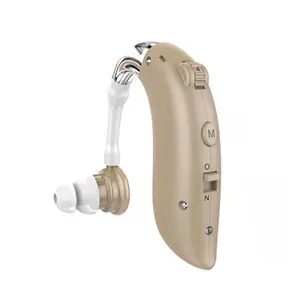 Audífono Digital BTE para sordos, audífono recargable con volumen ajustable