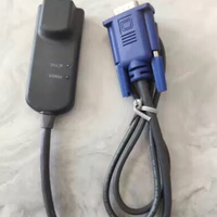 Penjualan Langsung Pabrik Kabel VGA USB KVM 15Pin HD Male ke USB 20 Port untuk Penggunaan Rak Server Avocent MPUIQ VMC Kabel Adaptor VGA USB