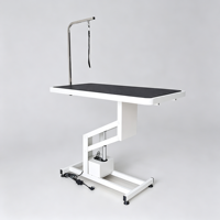 Professioneller Elektrischer Z-Lift Hundepflegetisch Hochbelastbarer Motorisierter Tierpflegetisch mit Verstellbarem Arm & Fußpedal