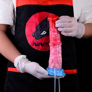 NNSX Silicone <b>Dildo</b> Inflatable Squirting <b>Dildo</b> Animal Cock Monster Cock Inflatable Adjustable Knot Penis Artificial Penis - Product Image 5