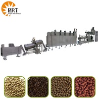 Nouvelle extrudeuse à double vis en acier inoxydable pour les aliments flottants pour crevettes de poisson Capacité de 20 tonnes/H Production automatique d'aliments pour poissons