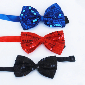 <b>Sequins</b> Bowtie Stage Performance Tie for Men Woman Fashion Team Dance Bowknot Paillette Colorful Party Shiny <b>Sequins</b> Bow Tie - Product Image 2