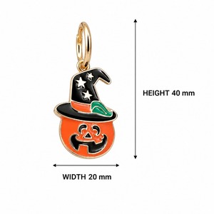Orecchini gotici a tema Halloween, orecchini a forma di teschio e zucca per feste in maschera - Product Image 5
