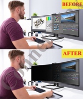 Oferta de Fábrica: Filtro de Privacidad Dorado/Negro de Alta Calidad y Bajo Precio para Computadoras Portátiles/Monitores de Escritorio Apple, Todos los Tamaños de 10 a 45 Pulgadas