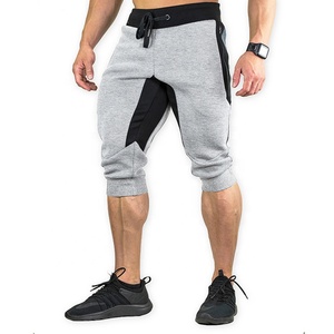 Allenamento uomo 3/4 pantaloni con Zip telefono tasca Cross <span class=keywords><strong>fit</strong></span> pantaloni Capri Mens fitness <span class=keywords><strong>palestra</strong></span> ritagliata pantaloni <span class=keywords><strong>sport</strong></span> in esecuzione pantaloni Capri - Product Image 2