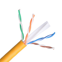 Câble Ethernet CAT6 U/UTP 23AWG 4 paires PVC haute vitesse pour réseau local